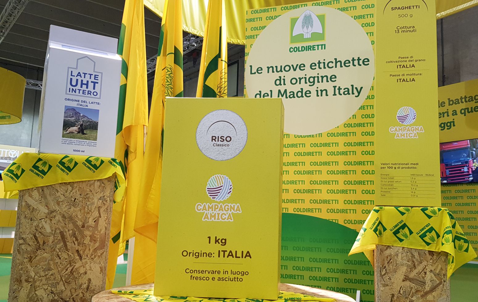 Pasta, arriva l’etichetta con l’origine Campagna Amica
