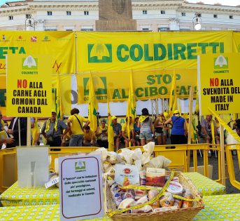 Ue: Coldiretti, con il Ceta si dà il via al falso Made in Italy