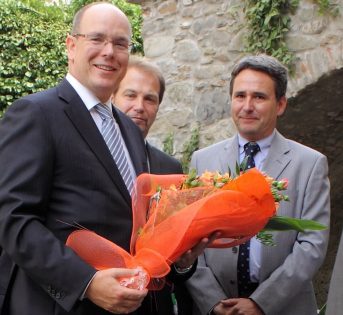 Il Principe di Monaco in agriturismo a Dolceacqua