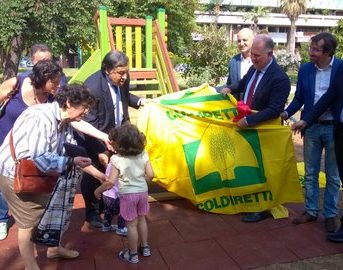 A Palermo, donato uno scivolo a Villa Sperlinga