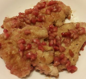 Scaloppine alla melagrana, la ricetta di stagione