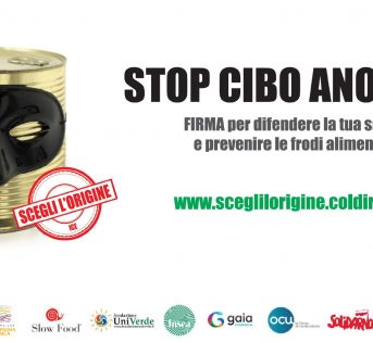 Stop cibo anonimo, al via la petizione europea