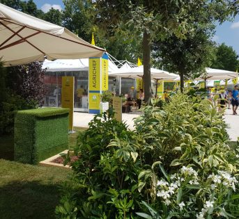Villaggio Coldiretti, ecco il giardino taglia-afa