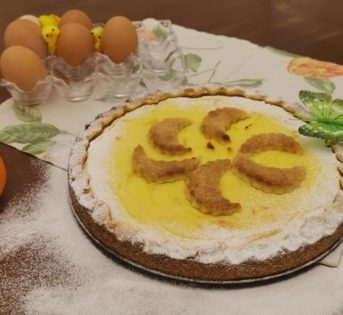Crostata con ripieno di ricotta
