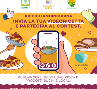 #RicicliamoInCucina, il video contest lanciato da Campagna Amica