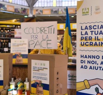 Agricoltori in aiuto alla popolazione ucraina con cibo made in Italy