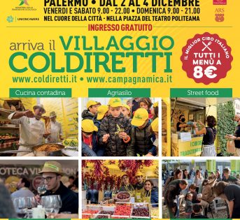 Palermo, arriva il Villaggio Coldiretti