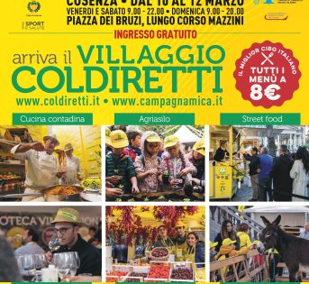Cosenza, arriva il Villaggio Coldiretti