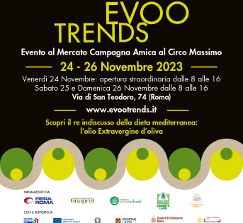 EvooTrends, olio protagonista al mercato di Campagna Amica Circo Massimo