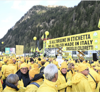 Made in Italy: in 10mila al Brennero per cambiare il codice doganale che ruba 20 mld agli agricoltori