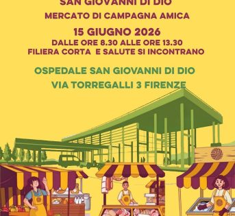 Salute: a Firenze apre il primo mercato contadino all’Ospedale San Giovanni di Dio
