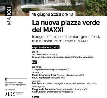 Al MAXXI il verde incontra l’agricoltura: Coldiretti e Campagna Amica animano l’inaugurazione del nuovo Garden del Museo